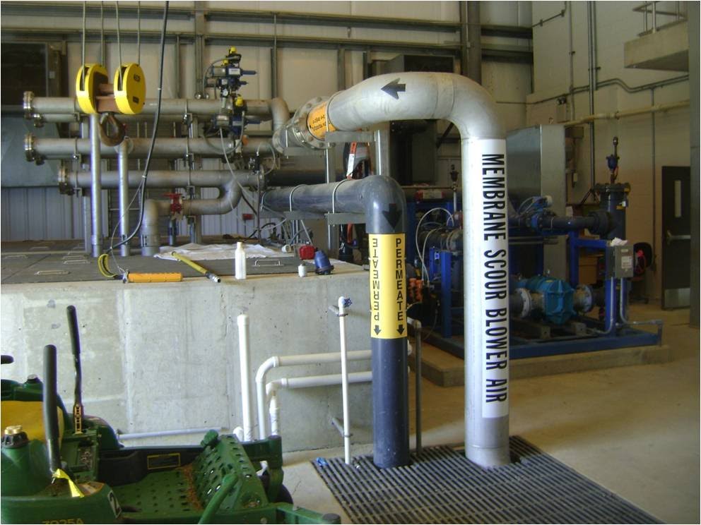 Membrane filter at the Worton wastewater treatment plant (Source: MDE)