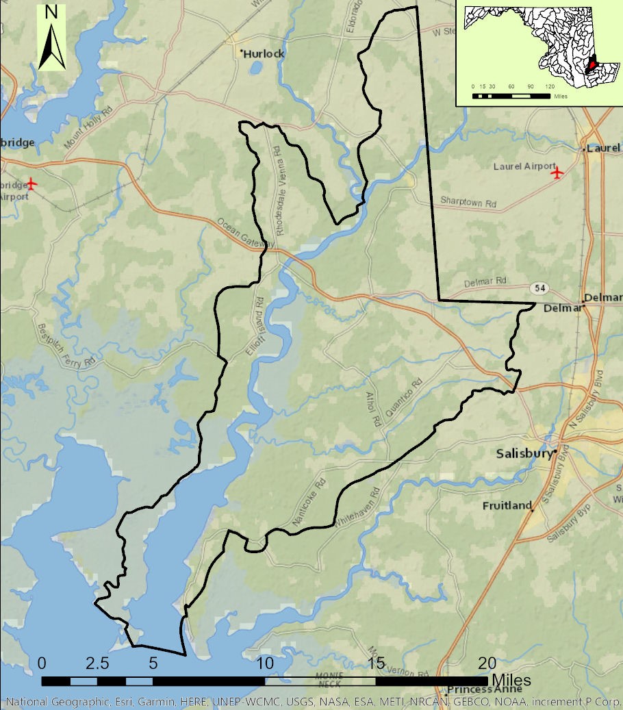 Nanticoke River Map